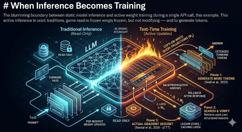 When Inference Becomes Training